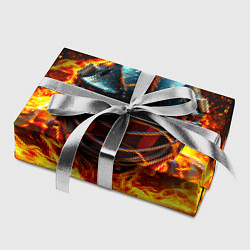 Бумага для упаковки Голкипер в огне, цвет: 3D-принт — фото 2