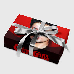 Бумага для упаковки Юрий Клинских красная луна, цвет: 3D-принт — фото 2