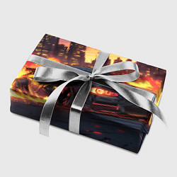 Бумага для упаковки BMW огненная дорога, цвет: 3D-принт — фото 2