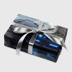 Бумага для упаковки BMW синие фары дождливая погода, цвет: 3D-принт — фото 2