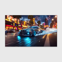 Бумага для упаковки ВМБ неоновый свет, цвет: 3D-принт