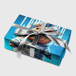 Бумага для упаковки Space capybara, цвет: 3D-принт — фото 2