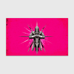 Бумага для упаковки Фехтование на саблях в розовом, цвет: 3D-принт