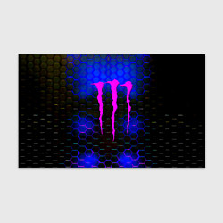 Бумага для упаковки Monster energy неоновая броня, цвет: 3D-принт