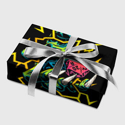 Бумага для упаковки Dragons Paw and Cubes, цвет: 3D-принт — фото 2