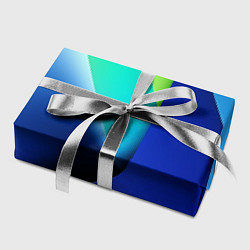 Бумага для упаковки Color blue green, цвет: 3D-принт — фото 2