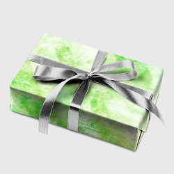 Бумага для упаковки Абстракция - light green atom, цвет: 3D-принт — фото 2