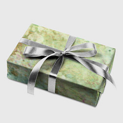 Бумага для упаковки Абстракция - faded spots on a green background, цвет: 3D-принт — фото 2