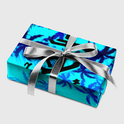 Бумага для упаковки Doom неоновые тропики, цвет: 3D-принт — фото 2