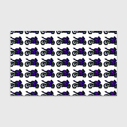 Бумага для упаковки Motorcycle purple gloss, цвет: 3D-принт