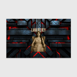 Бумага для упаковки Lana Del Rey в греческом стиле на троне, цвет: 3D-принт