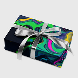 Бумага для упаковки Разводы и переливы разноцветной краски, цвет: 3D-принт — фото 2