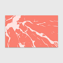 Бумага для упаковки Белые разломы на лососевом, цвет: 3D-принт