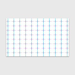 Бумага для упаковки Color white blue stripes, цвет: 3D-принт