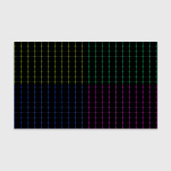 Бумага для упаковки Color black multicolored stripes, цвет: 3D-принт