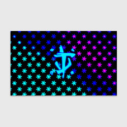 Бумага для упаковки Doom winter neon, цвет: 3D-принт