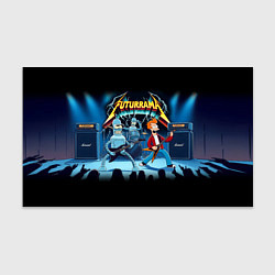 Бумага для упаковки Rock group Futurama - ai art fantasy, цвет: 3D-принт