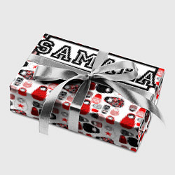 Бумага для упаковки Много матрешек и надпись Самара на английском, цвет: 3D-принт — фото 2