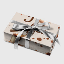 Бумага для упаковки Пятна кофе часть дизайна - можно проливать, цвет: 3D-принт — фото 2