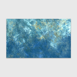 Бумага для упаковки Абстракция - gold in blue-turquoise color, цвет: 3D-принт