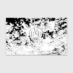 Бумага для упаковки Borussia черно белые краски, цвет: 3D-принт