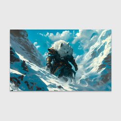 Бумага для упаковки Воин волк, цвет: 3D-принт