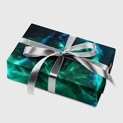 Бумага для упаковки Волк с зелеными глазами, цвет: 3D-принт — фото 2