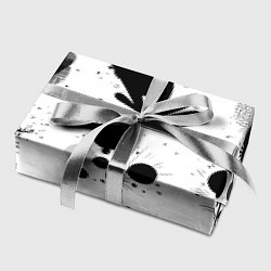 Бумага для упаковки Растительный паттерн и кляксы - Милан, цвет: 3D-принт — фото 2