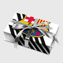 Бумага для упаковки Barcelona черно белые полосы, цвет: 3D-принт — фото 2