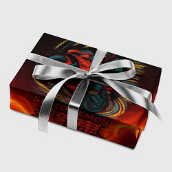 Бумага для упаковки Speed demon moto, цвет: 3D-принт — фото 2