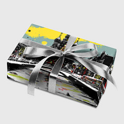 Бумага для упаковки Праздничная новогодняя Москва, цвет: 3D-принт — фото 2