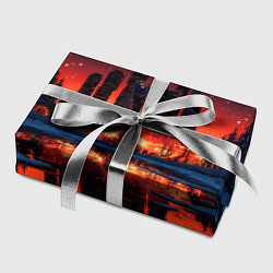 Бумага для упаковки Москва Cити Новый год, цвет: 3D-принт — фото 2