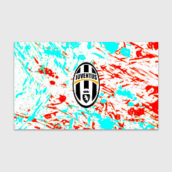Бумага для упаковки Ювентус штрихи красок текстура, цвет: 3D-принт