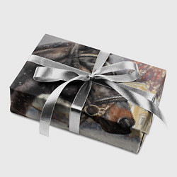 Бумага для упаковки Конь на фоне салюта, цвет: 3D-принт — фото 2