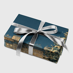 Бумага для упаковки Новогодняя атмосфера в городе, цвет: 3D-принт — фото 2