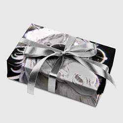 Бумага для упаковки Новогодняя лошадь в круглых очках, цвет: 3D-принт — фото 2