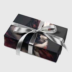 Бумага для упаковки Лошадь в новогоднем костюме, цвет: 3D-принт — фото 2