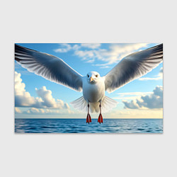 Бумага для упаковки Чайка над волной, цвет: 3D-принт