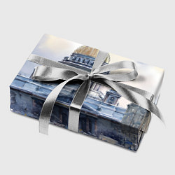 Бумага для упаковки Санкт-Петербург зимний город, цвет: 3D-принт — фото 2