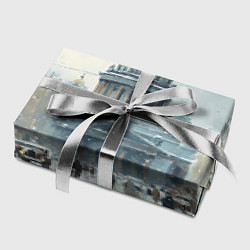 Бумага для упаковки Санкт-Петербург зимний пейзаж, цвет: 3D-принт — фото 2