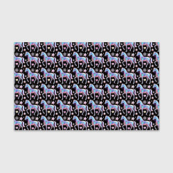 Бумага для упаковки Новогодние лошади y2k