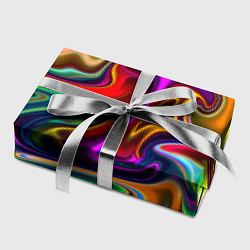Бумага для упаковки Неоновые разводы, цвет: 3D-принт — фото 2