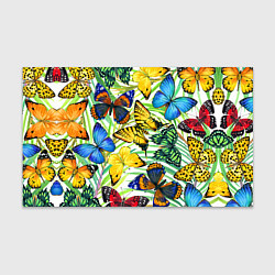 Бумага для упаковки Тропические бабочки, цвет: 3D-принт