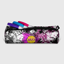 Пенал для ручек Лос-Анджелес Лейкерс, Los Angeles Lakers, цвет: 3D-принт — фото 2