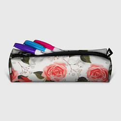 Пенал для ручек Нежные розы, цвет: 3D-принт — фото 2