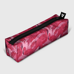 Пенал для ручек Розовые фламинго, цвет: 3D-принт