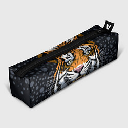 Пенал для ручек Амурский тигр в ночи, цвет: 3D-принт