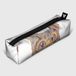 Пенал для ручек A 018 Цветной кот, цвет: 3D-принт