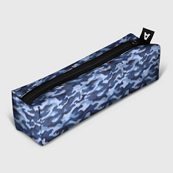 Пенал для ручек Синий Камуфляж Camouflage, цвет: 3D-принт