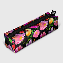 Пенал Цветочный узор Floral pattern